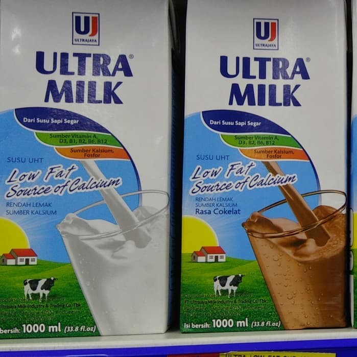 susu ultra milk low fat high calcium